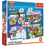 4-in-1 puzle Dog Matters Paw Patrol Trefl 34650