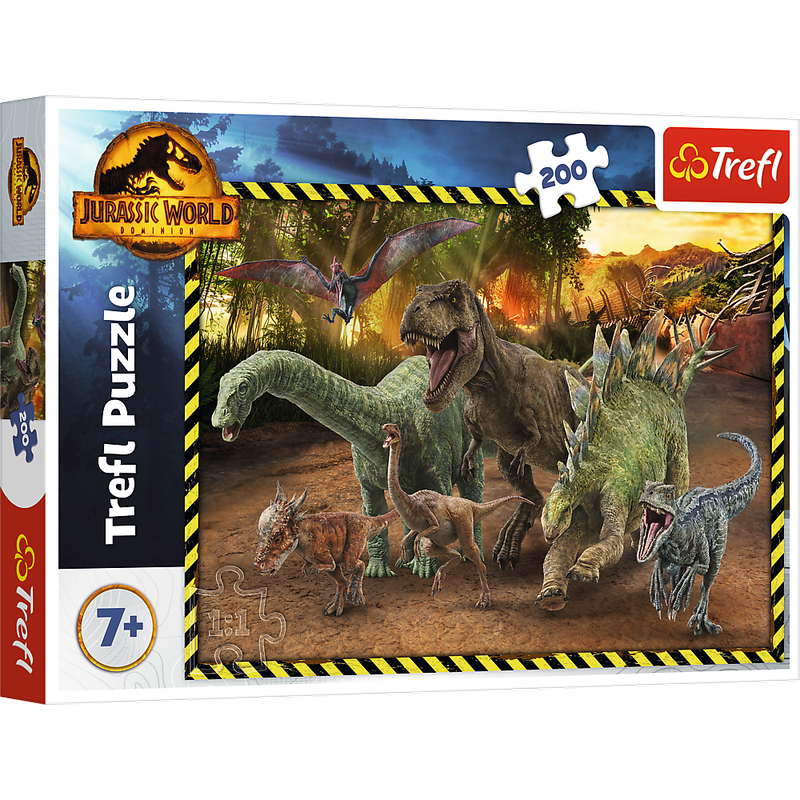 Puzle 200 gabalos Jurassic Park Dinosaurs Jurassic World 13287