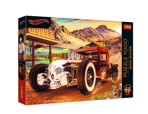 Puzle 1000 gabali Premium Plus Hot Wheels: Bone Shaker, Trefl 12091