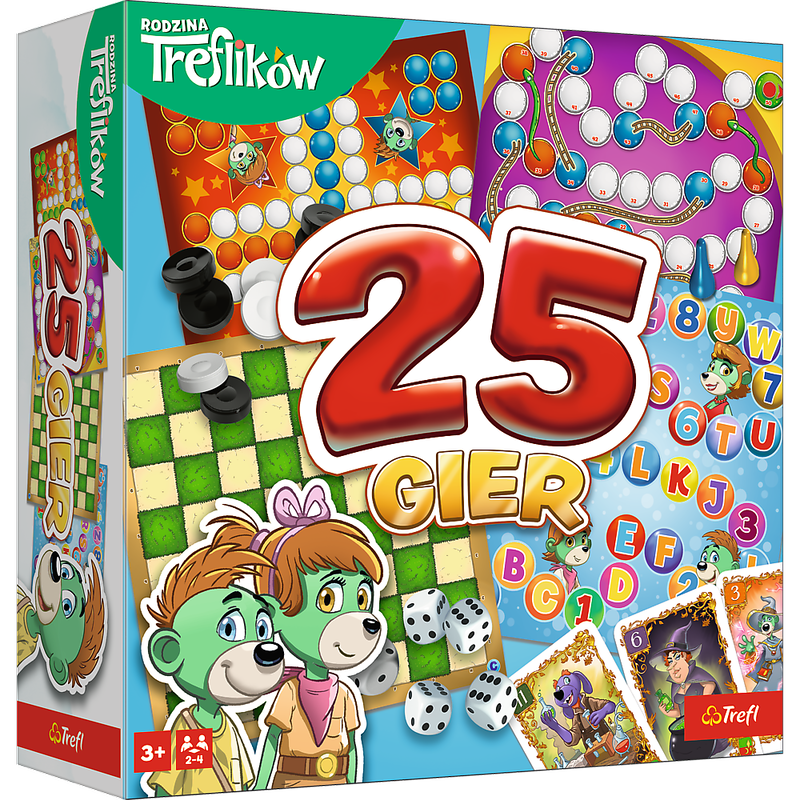 Galda spēle Kalejdoskops 25 spēles Trefl 02824