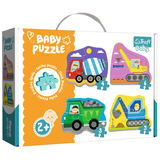 Puzle Baby Classic Construction Vehicles Trefl Baby 36072