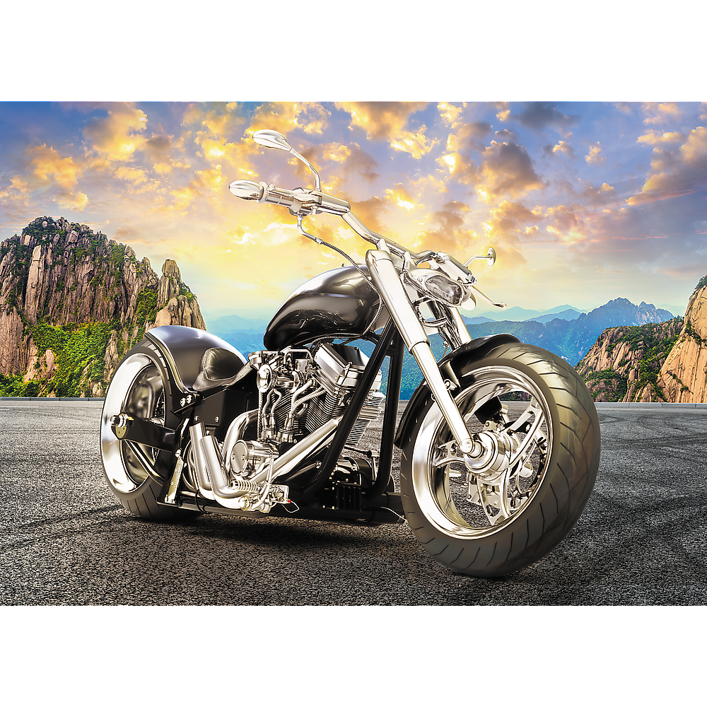 Puzle 500 gab. Black Motorcycle 37384