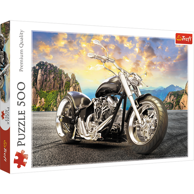 Puzle 500 gab. Black Motorcycle 37384