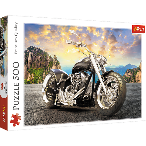 Puzle 500 gab. Black Motorcycle 37384