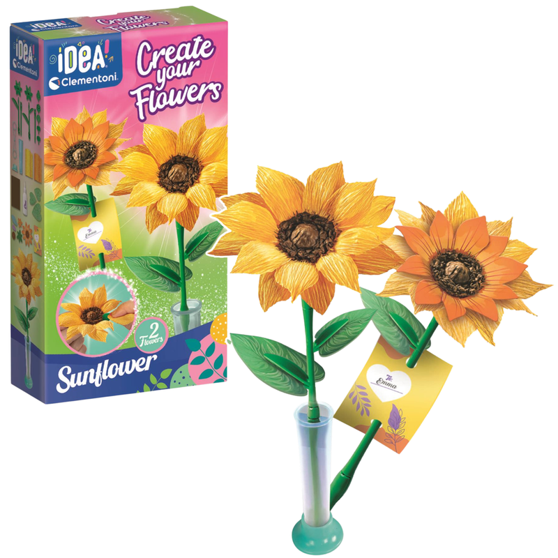 Radošais komplekts Mini Flower Factory Sunflower Clementoni 18347