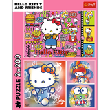 Puzzle 2x200 Trefl Puzzle Hello Kitty and Friends Hello Kitty 13336