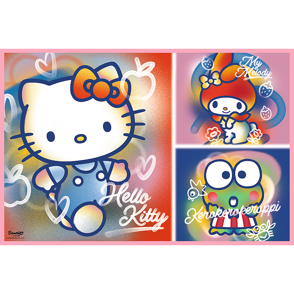 Puzzle 2x200 Trefl Puzzle Hello Kitty and Friends Hello Kitty 13336