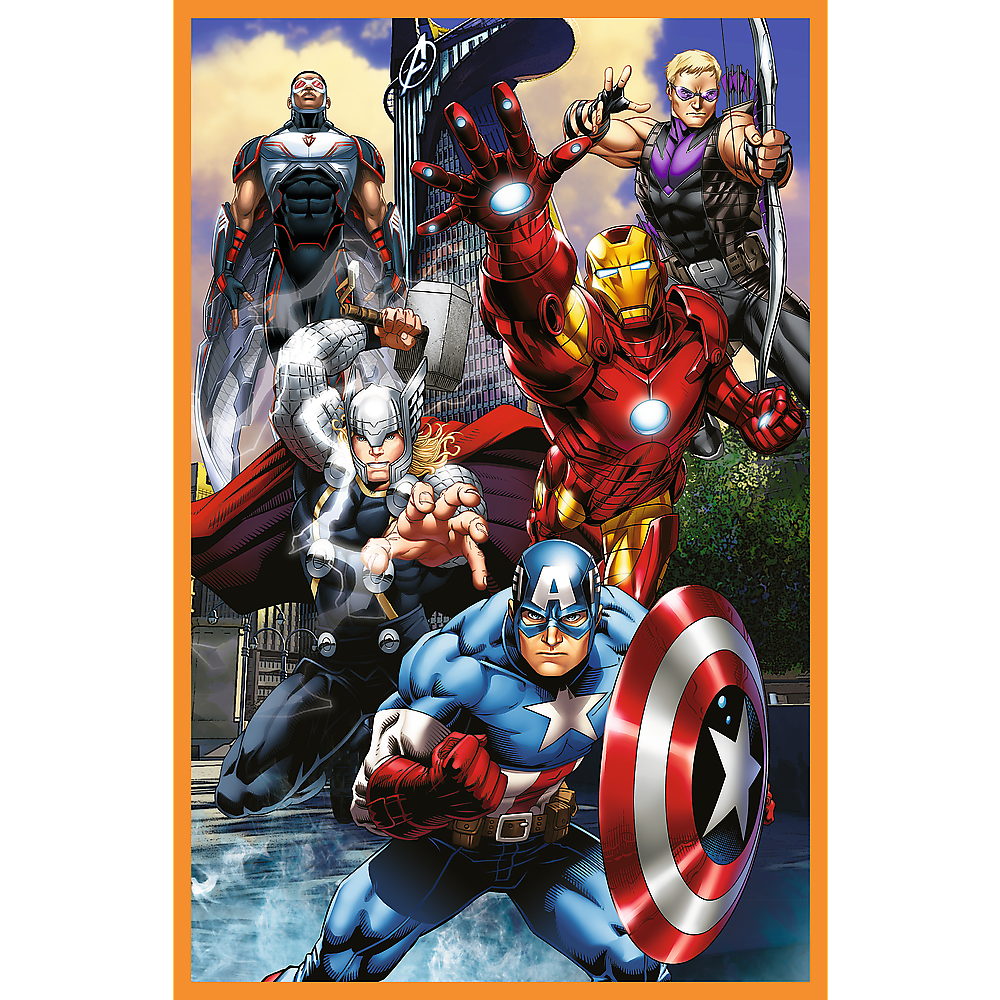 Puzle 3x80 gab. Days full of action – Disney Marvel The Avengers Trefl 34883