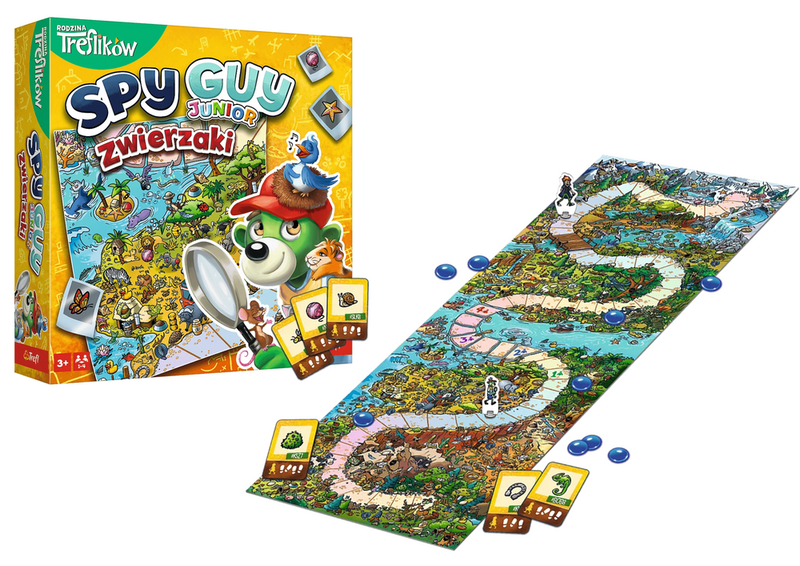 Galda spēle Spy Guy Junior Family Game Animals Trefl 02595