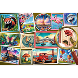 Puzle 300 gab. EasyPiece Trefl Postage Stamps 23100