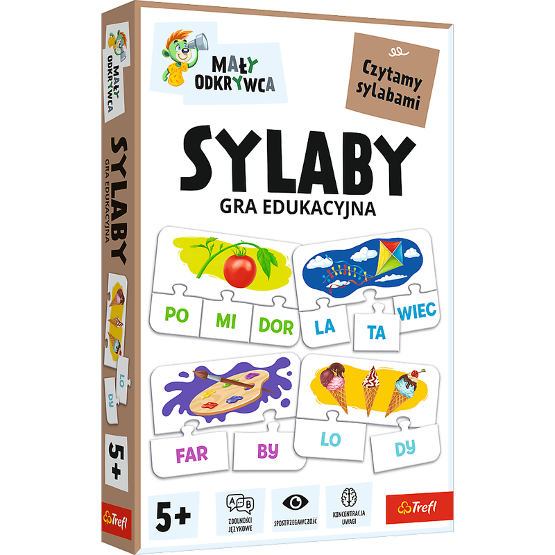 Izglītojoša spēle Syllables / Little Explorer Trefl 02813