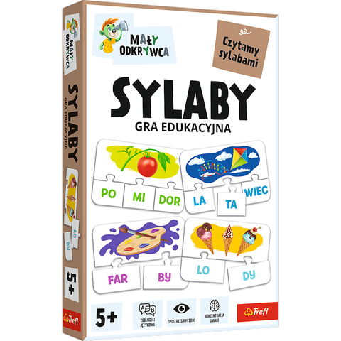 Izglītojoša spēle Syllables / Little Explorer Trefl 02813