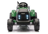 Elektriskais traktors ar piekabi LEAN CARS CH9959B, tumši zaļš, 24V