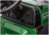 Elektriskais traktors ar piekabi LEAN CARS CH9959B, tumši zaļš, 24V