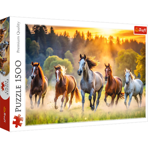 Puzle Puzzle - 1500 - Wild Horses Trefl 26215