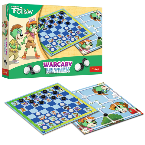 Galda spēle Checkers and Mill Trefl Family Trefl 02658