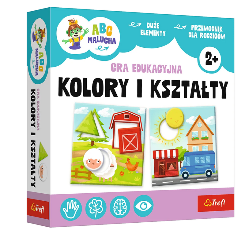 Izglītojoša spēle Colors and Shapes ABC bērniem Treflik Family Trefl 02904