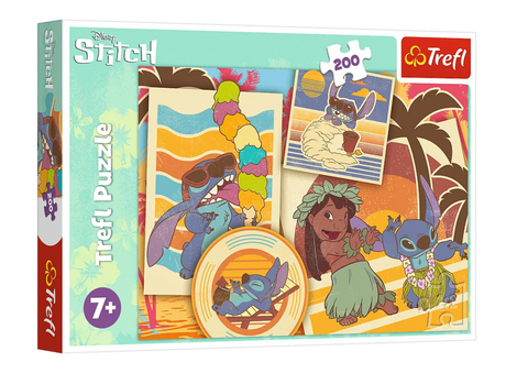 Puzle 200 gab. Musical World of Lilo & Stitch Trefl 13304