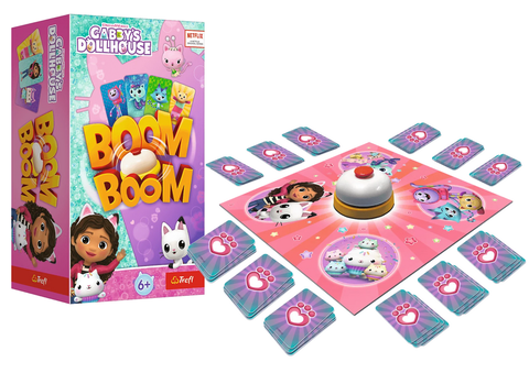 Ģimenes spēle Boom Boom Gabby's Dollhouse Trefl 02548