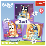 Puzle 3-in-1 Trefl Meet Bluey 34895
