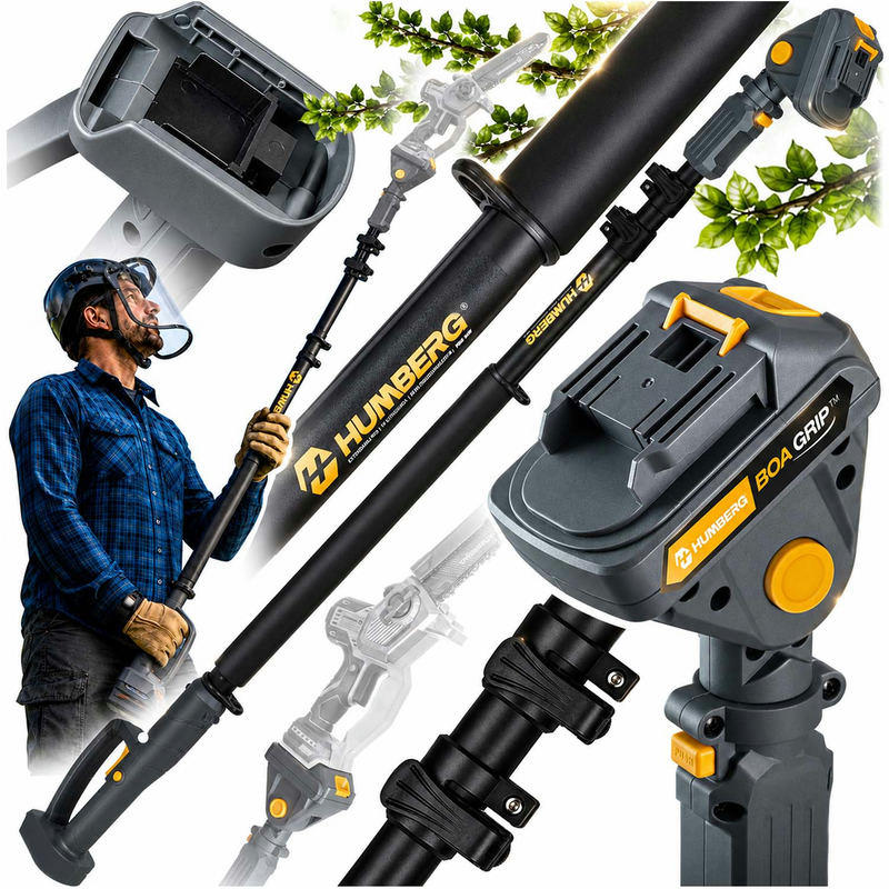 Humberg HM-422 teleskopiskais pagarinājums zāģim 160–250 cm – produkta kopskats