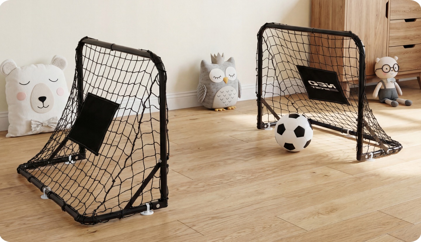 Neo-Sport futbola vārti NS-486 60 x 45 x 25 cm, 2 gab. – apraksta papildu skatījums 4