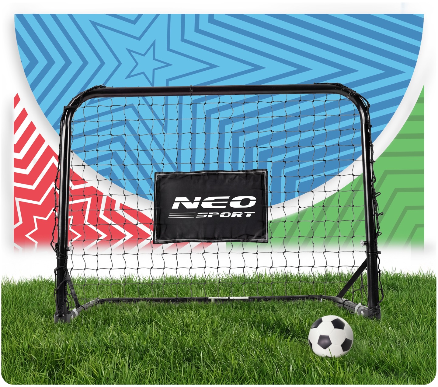 Rokas pumpis bumbas piepūšanai ar adatu, paredzēts futbola vārtu komplektam