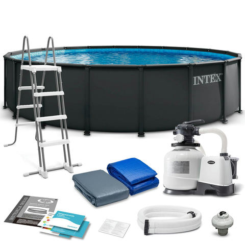 Intex stelaža baseins 732 x 132 cm, komplekts 11in1, 26340ND