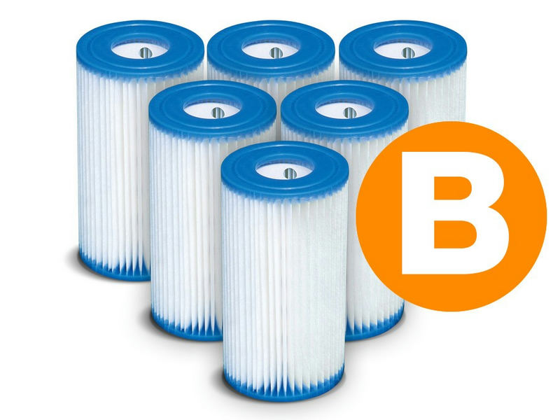 Filtrs sūknim komplekts Type B 6 gab. Intex 29005 x6 – produkta kopskats
