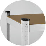 Metāla noliktavas plaukts Humberg 180 x 90 x 30 cm – produkta galerijas skats, 5. pozīcija
