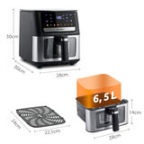 Berdsen BD-655 bez eļļas karstgaisa fritieris 6,5 l, 1700 W, melns – produkta galerijas skats, 4. pozīcija