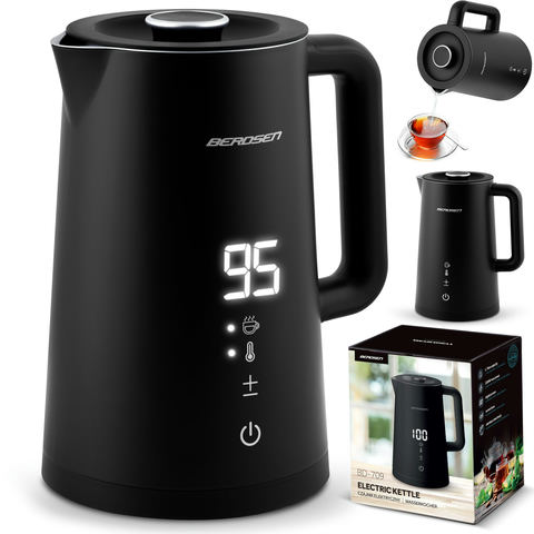 Elektriskā tējkanna Berdsen BD-709 1,7 l, melna