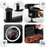ogļu grils Berdsen BD-895 ar skursteni – produkta galerijas skats, 4. pozīcija