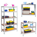 Metāla noliktavas plaukts Humberg 180 x 90 x 40 cm – produkta galerijas skats, 9. pozīcija