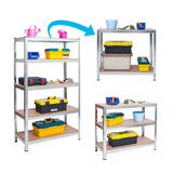 Metāla noliktavas plaukts Humberg 180 x 90 x 40 cm – produkta galerijas skats, 10. pozīcija