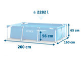 Dārza batuts Intex 28271 260 x 160 x 65 cm 2w1 – produkta galerijas skats, 3. pozīcija