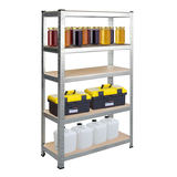 Metāla noliktavas plaukts Humberg 150 x 75 x 30 cm – produkta galerijas skats, 5. pozīcija