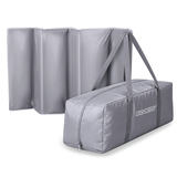 Ceļojumu gultiņa Ricokids RK-240, 123,5 x 65 x 76 cm, pelēka – produkta galerijas skats, 12. pozīcija