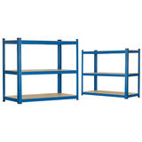 Metāla noliktavas plaukts 150 x 75 x 30 cm Humberg 4842 – produkta galerijas skats, 4. pozīcija
