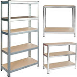 Metāla noliktavas plaukts Humberg 180 x 90 x 30 cm – produkta kopskats