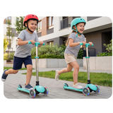 Bērnu trīsriteņu balansējošs skrejritenis Ricokids Glow, turkīza, līdz 50 kg – produkta galerijas skats, 4. pozīcija