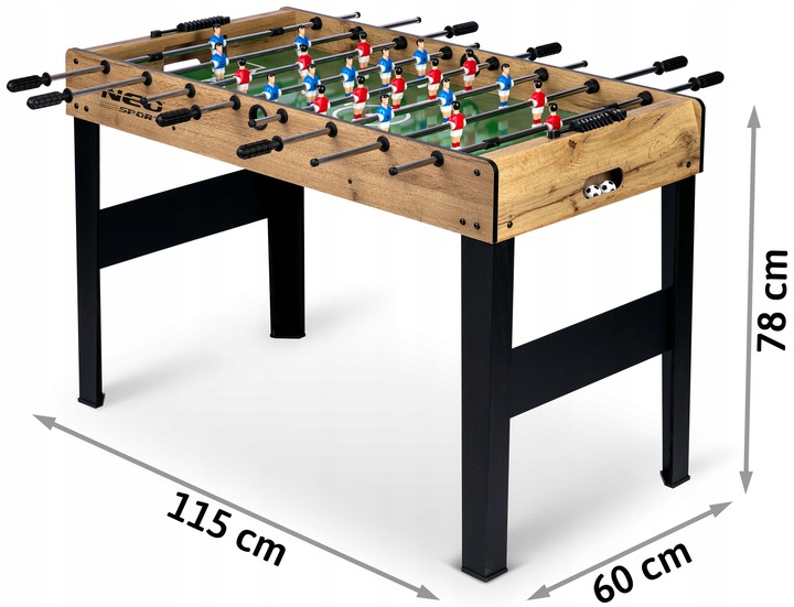 Galda futbols Neo-Sport NS-805 115 x 60 x 78 cm – apraksta papildu skatījums 8