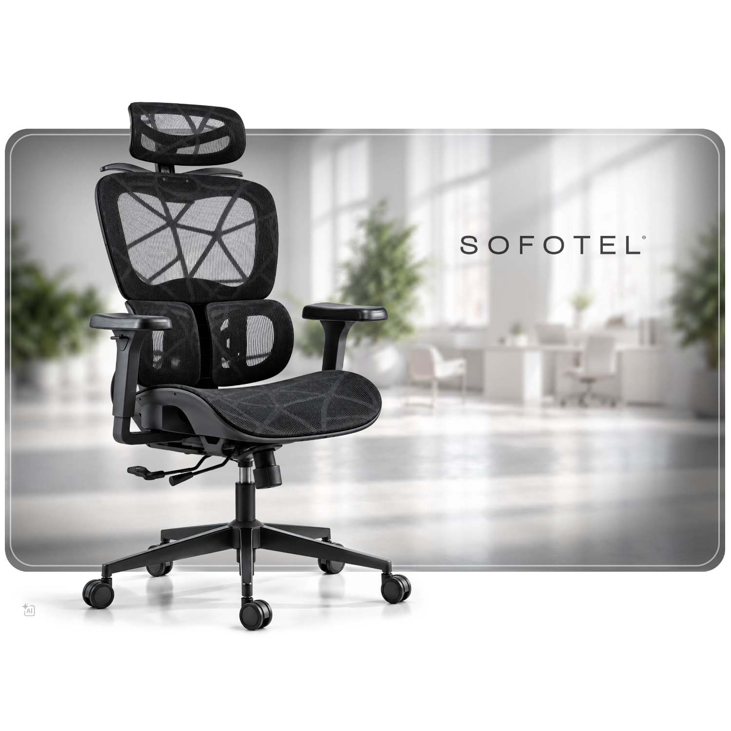 Fotel biurowy ergonomiczny Sofotel Altis