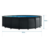 Basen ogrodowy stelażowy 549 x 132 cm 12w1 INTEX 26330ND
