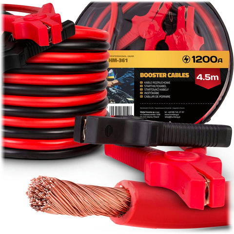 Uzsākšanas kabeļi 4,5 m 1200 A HM-361 Humberg