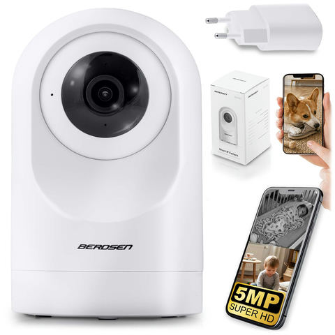 IP kamera Berdsen BD-941, 5 MP, balta