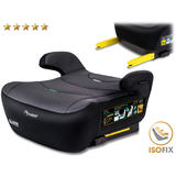 Bērnu sēdeklītis Nukido Louis ar Isofix sliedēm un drošības simbolu labajā pusē