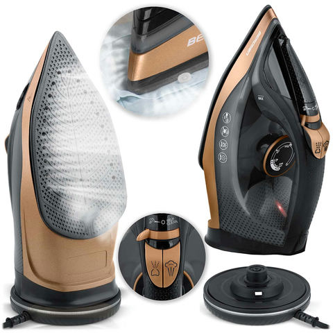 Bezvadu tvaika gludeklis Berdsen BD-333, 2600 W