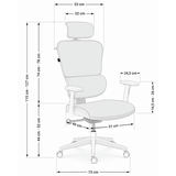 Fotel biurowy ergonomiczny Sofotel Nicea