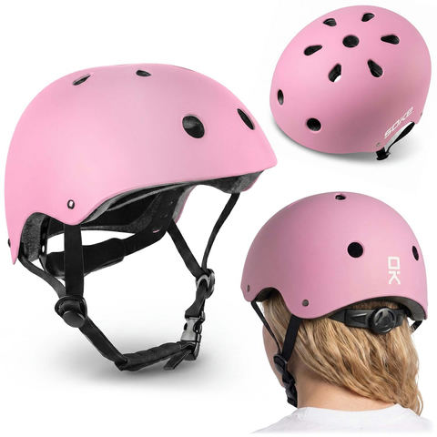 SOKE sporta ķivere M 54–58 cm rozā